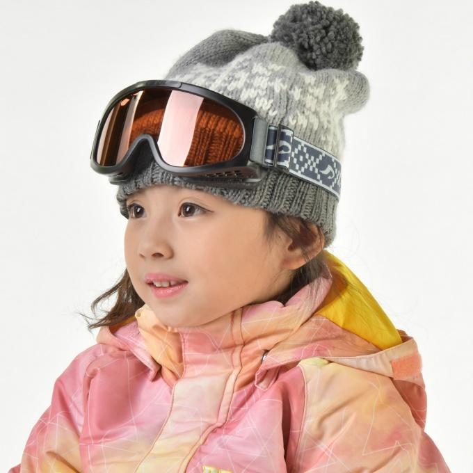 AXE（アックス） スキー スノボゴーグル ジュニア 3歳〜10歳 眼鏡対応