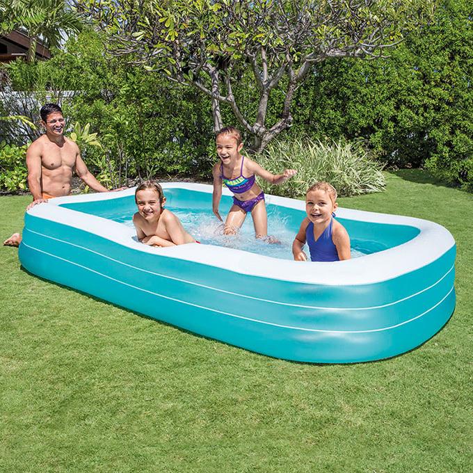 6人用プール プール INTEX インテックス ビニールプール 大型 305×183×56cm 6歳以上