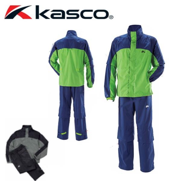 キャスコ く日はお得♪ 定番人気 Kasco ゴルフウェア メンズセット 上下セット KRW-016 レインウェア