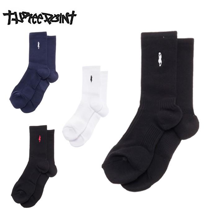 バスケットボール ミドルソックス メンズ レディース サーキュレーションミドル 3pt Tpf03 スリーポイント Threepoint 登場