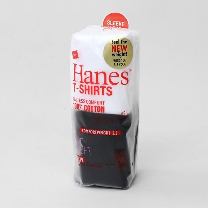 ヘインズ Hanes 半袖アンダーウェア レディース ジャパンフィット 2枚組 スリーブレスTシャツ 5.3oz Japan Fit for HER HW5327｜himaraya｜08