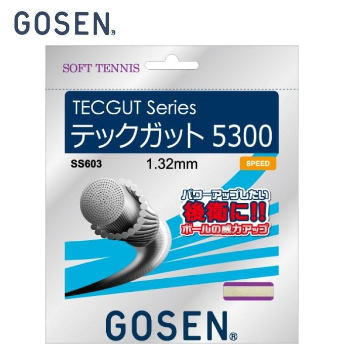 GOSEN（ゴーセン） ソフトテニスガット 後衛向け テックガット 5300