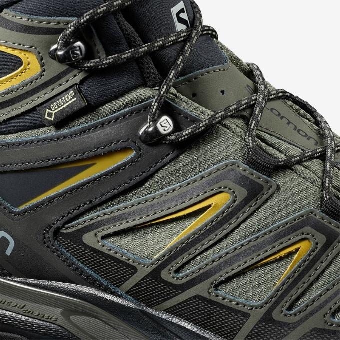 サロモン トレッキングシューズ ゴアテックス ミッドカット メンズ X ULTRA 3 WIDE MID GORE-TEX ウルトラ ワイド ミッド L40129500 salomon｜himaraya｜05