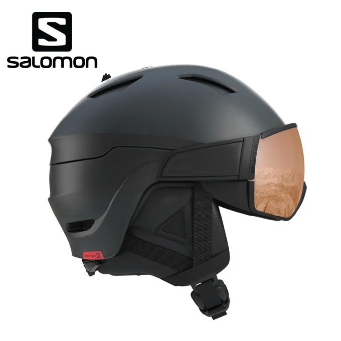 サロモン スキー スノーボードヘルメット メンズ レディース 2サイズ有 56cm-62cm ドライバ― DRIVER S BLACK RED L40593300 salomon｜himaraya