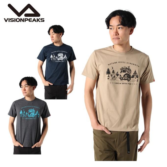 ビジョンピークス VISIONPEAKS  Tシャツ 半袖 メンズ バス&テント SS T VP171106J01｜himaraya