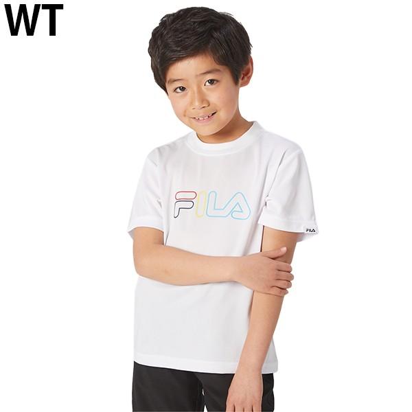 フィラ テニスウェア Tシャツ 半袖 ジュニア Jrメッシュ半袖Tシャツ 110-741FILA｜himaraya｜03