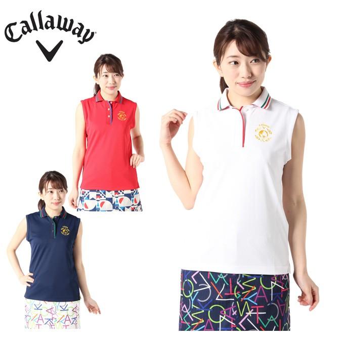 キャロウェイ ゴルフウェア ノースリーブポロシャツ レディース カノコノースリーブシャツ 241 Callaway ヒマラヤ Paypayモール店 通販 Paypayモール