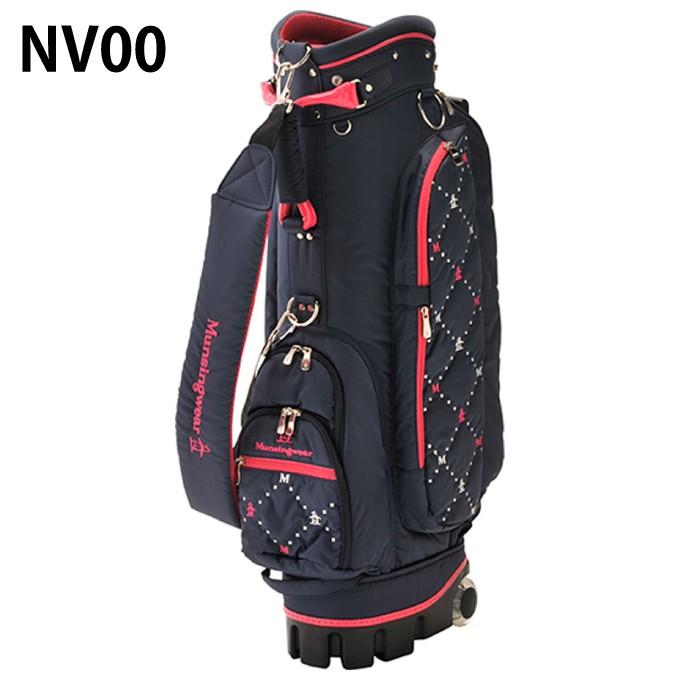 マンシング Munsingwear キャディバッグ レディース 9キャスター付きロゴ刺繍キャディバッグ MQCPJJ00 