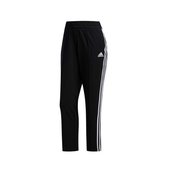 adidas トレーニングパンツ 黒 ストライプ adidas アディダス クロップドパンツ レディース 3ストライプス