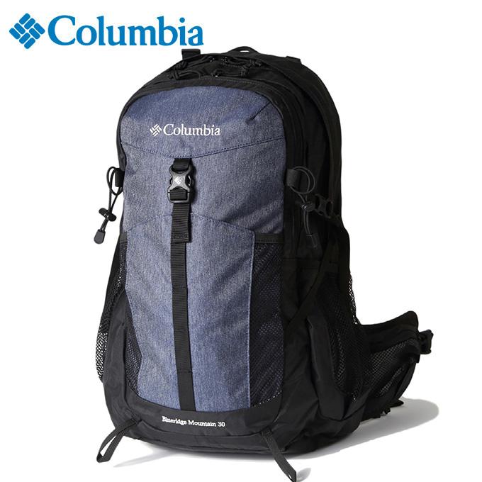 超美品 コロンビア ブルーリッジマウンテン30 ブラックリュック Columbia（コロンビア） リュックサック 30L メンズ レディース ブルー