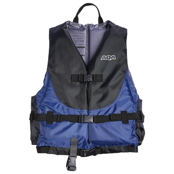 AQA BEACH CLUB ライフジャケット 黒/青　５セット aqa-015_02.jpg