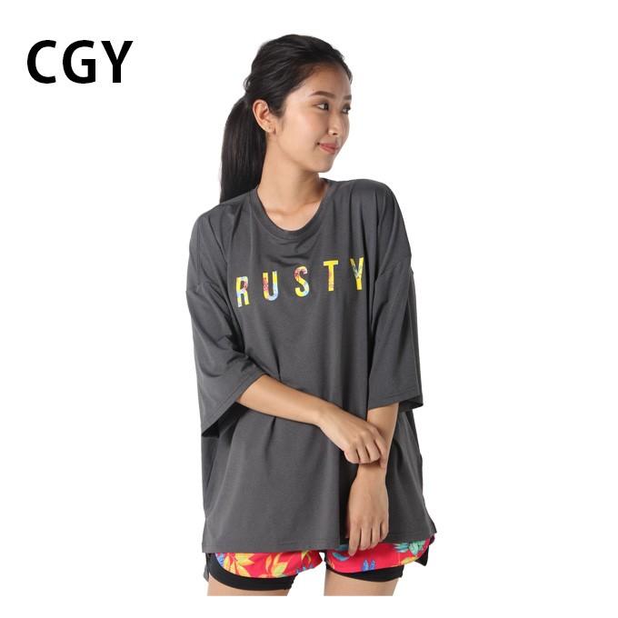 ラスティ Rusty ラッシュガード 半袖 レディース 半袖uvtシャツ 9460 ヒマラヤ Paypayモール店 通販 Paypayモール