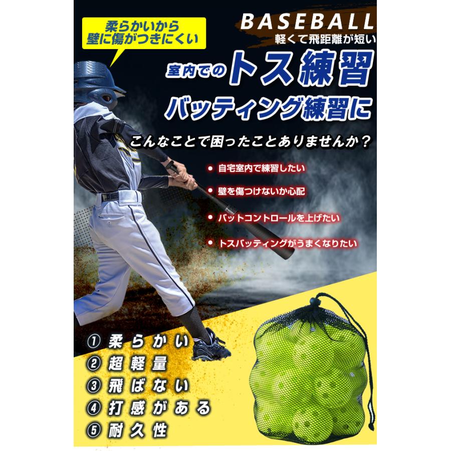 フィールドフォース 野球 トレーニングボール バッティングティー練習用ボール20個入り FBB-20 FIELDFORCE｜himaraya｜02