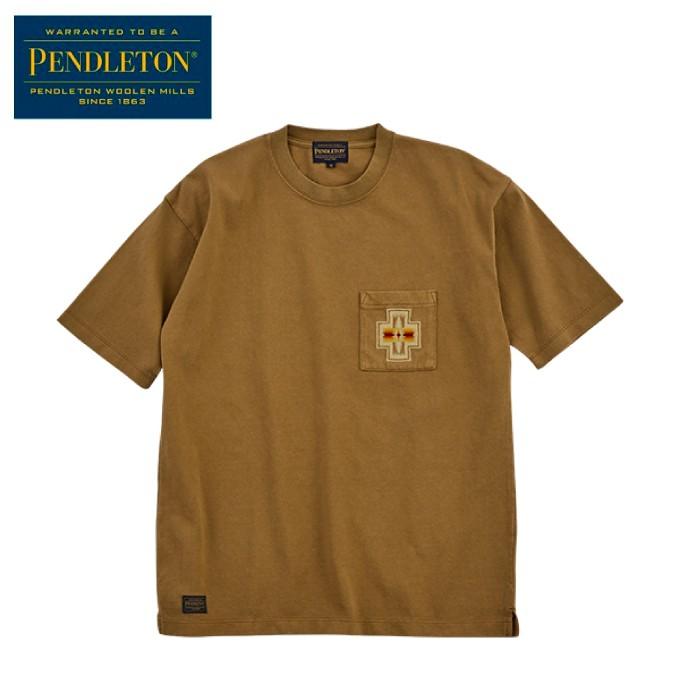 ペンドルトン Pendleton Tシャツ 半袖 メンズ ショートスリーブ エンブロイダリー ポケットピグメントティー 0275 0007 13 ヒマラヤ Paypayモール店 通販 Paypayモール