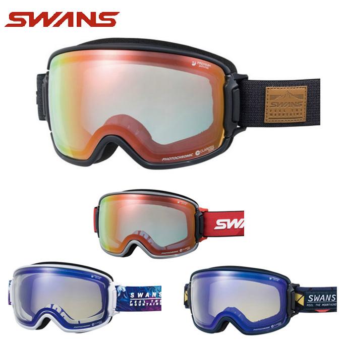 スワンズ SWANS スキー スノーボードゴーグル 驚きの値段で 眼鏡対応 メンズ MITミラー調光レンズ BKOC 人気ブランド メガネ対応 RIDGELINE-MDH-CMIT レディース