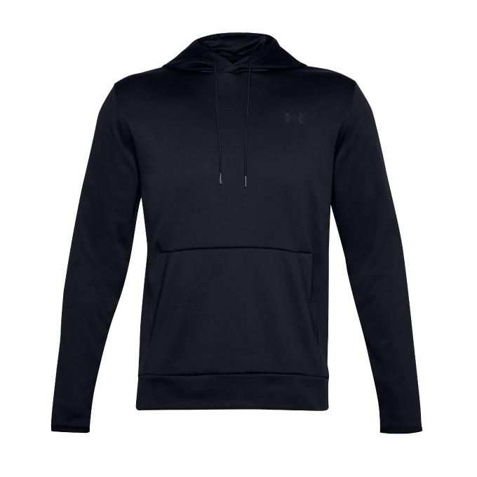 アンダーアーマー パーカー メンズ UAアーマーフリース ソリッド フーディ 1357087-001 ブラック UNDER ARMOUR スウェットパーカー|himaraya|05