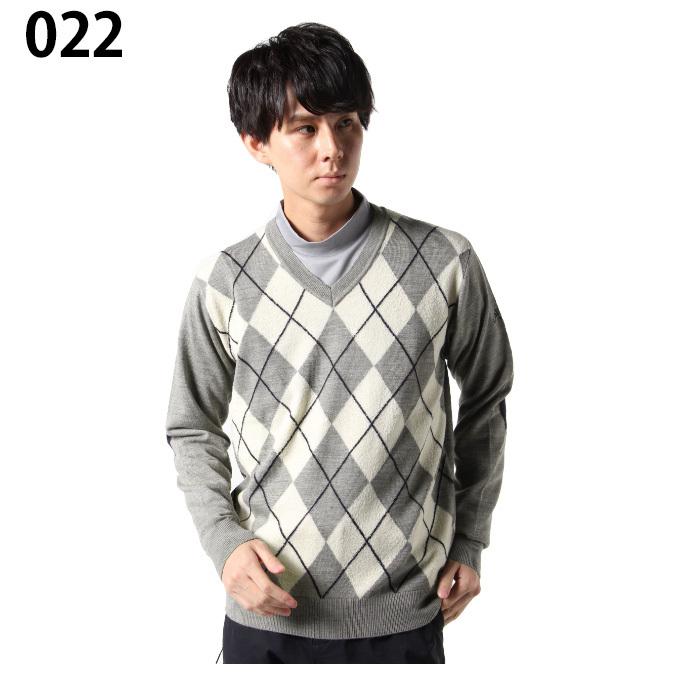 キャロウェイ ニット セーター メンズ アーガイルvネック 241 Callaway ヒマラヤ Paypayモール店 通販 Paypayモール