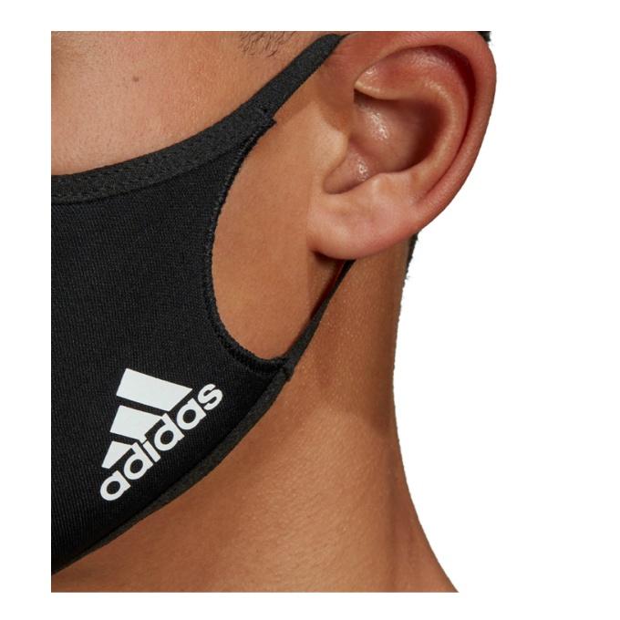 adidas（アディダス） ランニング フェイスマスク 3枚組（M/L） 洗える