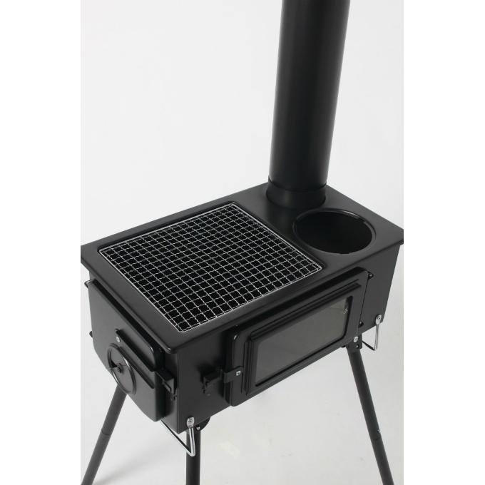 CAPTAIN STAG（キャプテンスタッグ） ストーブ KAMADO煙突ガラス窓付 