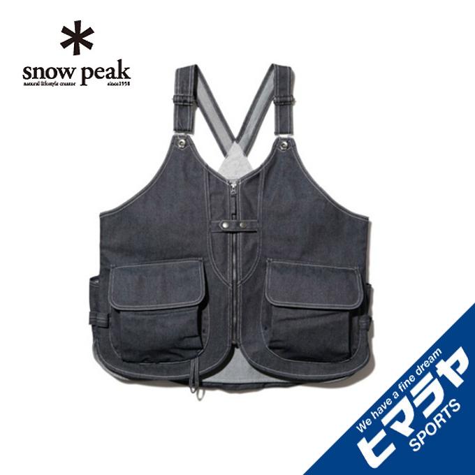 snow peak（スノーピーク） ベスト メンズ TAKIBI Denim Vest TAKIBI