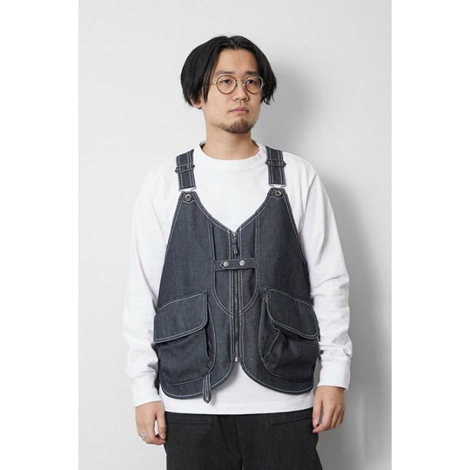 snow peak（スノーピーク） ベスト メンズ TAKIBI Denim Vest TAKIBI