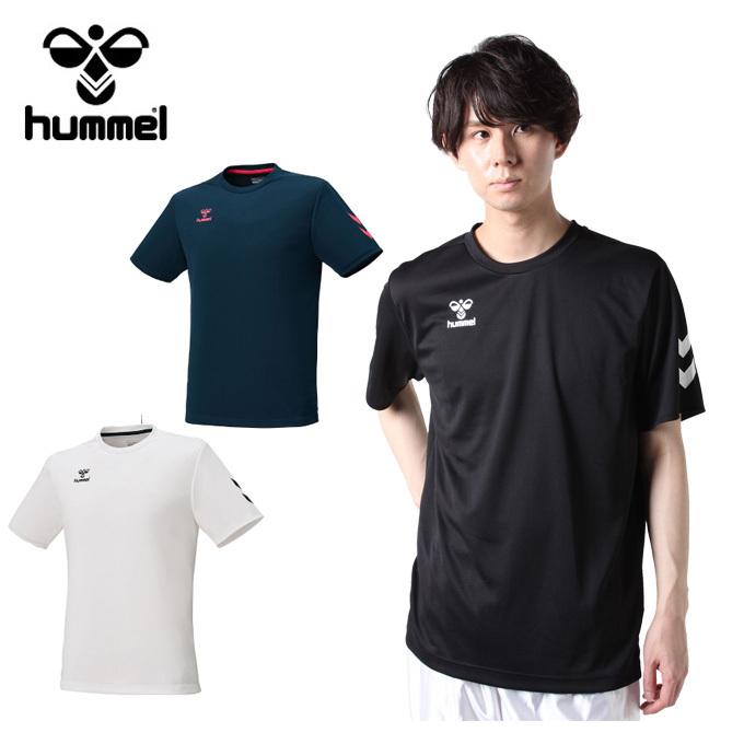 ヒュンメル 新作からSALEアイテム等お得な商品満載 定価 hummel ハンドボールウェア 半袖シャツ HAY2119 BASIC Tシャツ メンズ