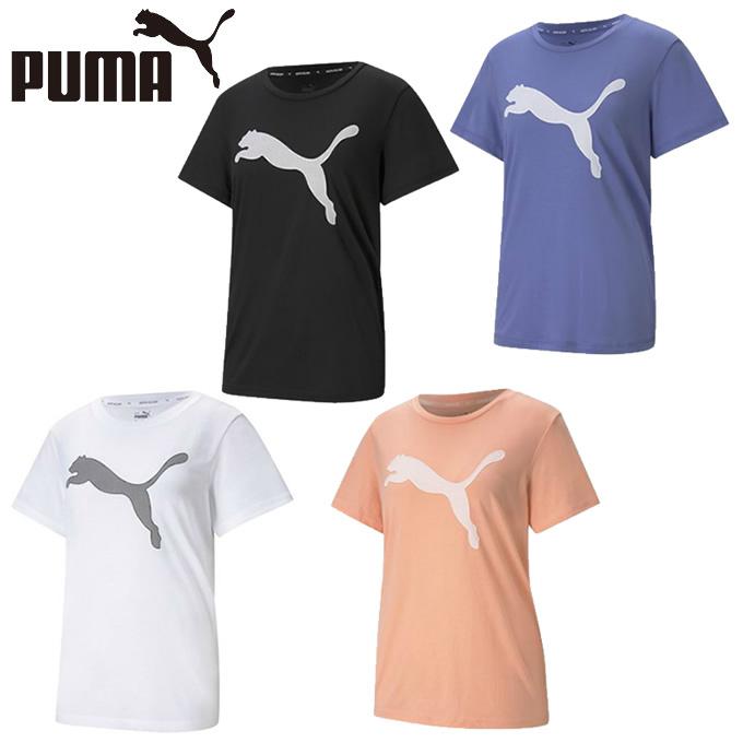 プーマ Ｔシャツ 半袖 レディース EVOSTRIPE 半袖機能Ｔシャツ 588965 PUMA｜himaraya