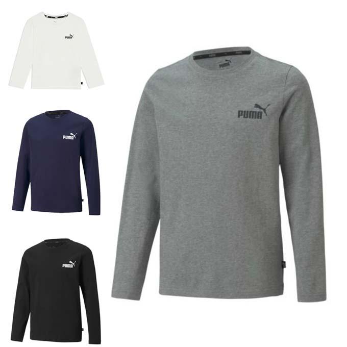 PUMA（プーマ） Tシャツ 長袖 ジュニア ESS NO.1 ロゴ 長袖 Tシャツ