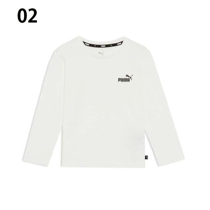 PUMA（プーマ） Tシャツ 長袖 ジュニア ESS NO.1 ロゴ 長袖 Tシャツ