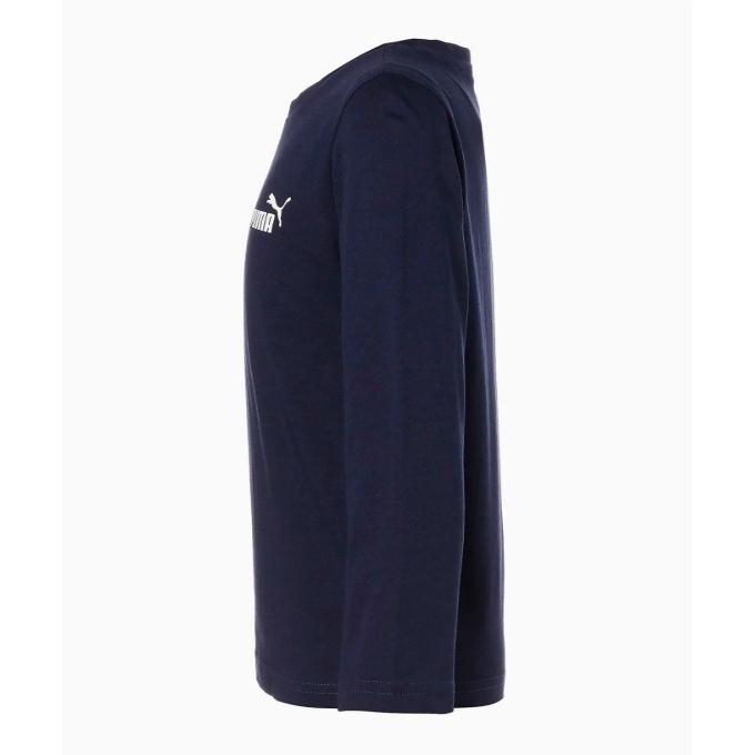 PUMA（プーマ） Tシャツ 長袖 ジュニア ESS NO.1 ロゴ 長袖 Tシャツ