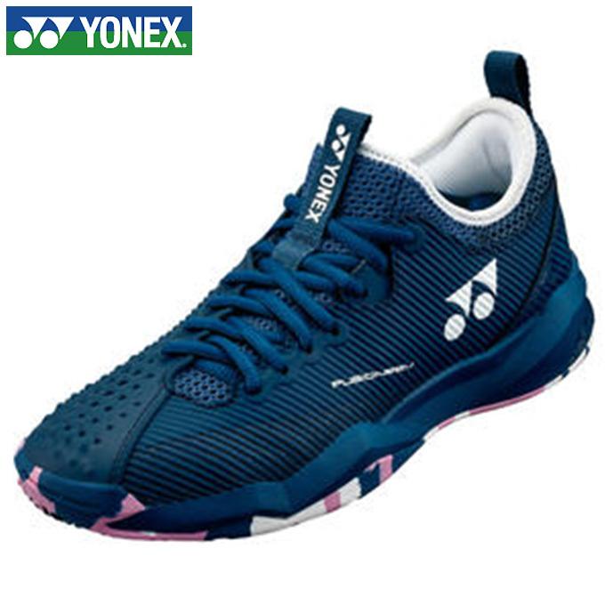 YONEX バドミントン、テニスシューズ ネイビーSHTF4MGC YONEX（ヨネックス） テニスシューズ オムニ クレー レディース GC