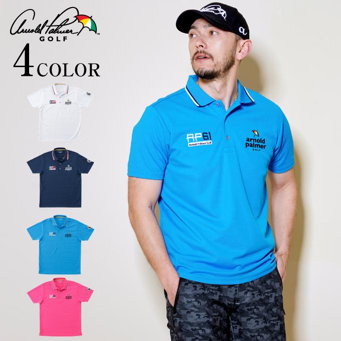 アーノルドパーマー arnold palmer ゴルフウェア SALE 83%OFF ポロシャツ メンズ ワッペン半袖ポロ 半袖 AP220101K03 オンラインショッピング