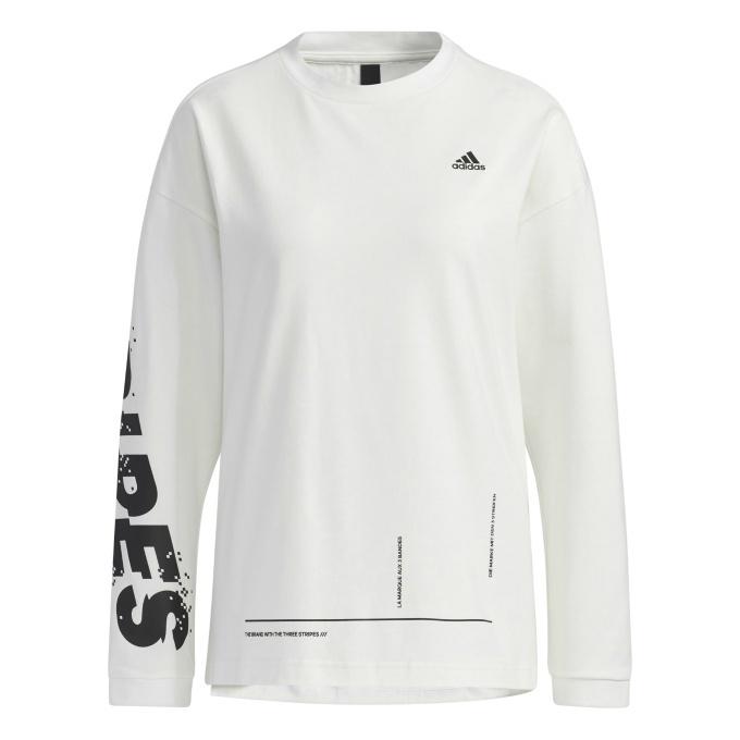 アディダス Tシャツ 長袖 レディース ワード 長袖tシャツ Jko06 Gm8757 Adidas ヒマラヤ Paypayモール店 通販 Paypayモール
