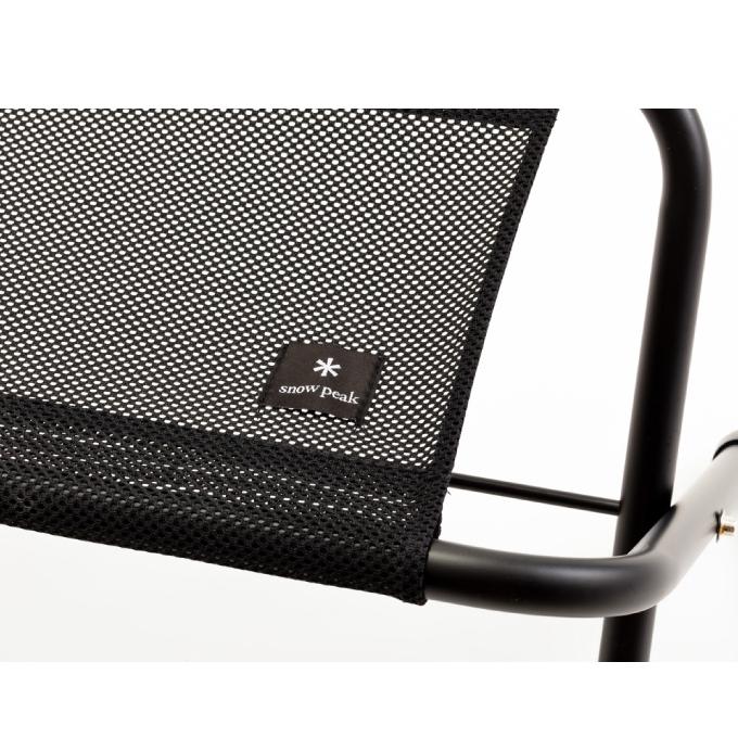 スノーピーク アウトドアベンチ メッシュFDベンチ ブラック LV-071M-BK snow peakの画像