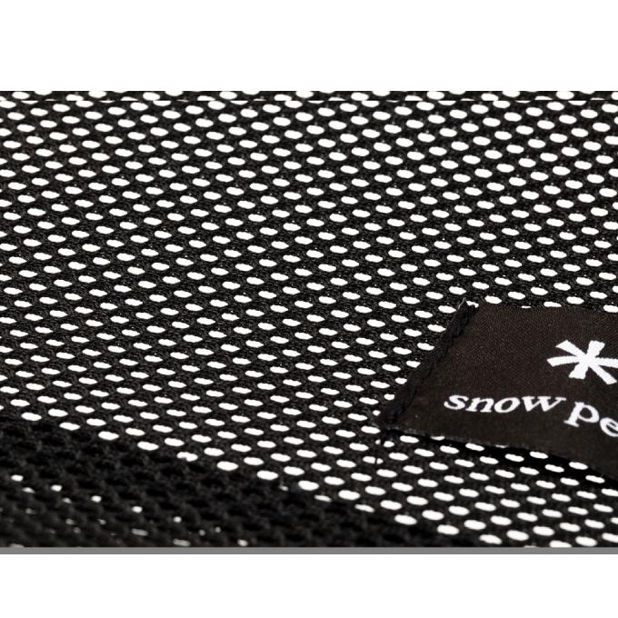 スノーピーク アウトドアベンチ メッシュFDベンチ ブラック LV-071M-BK snow peakの画像