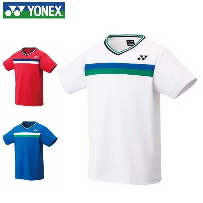 ヨネックス バドミントンウェア ゲームシャツ メンズ 75THゲームシャツ 初売り バド日本代表 YONEX フィットスタイル 最安値 10421A