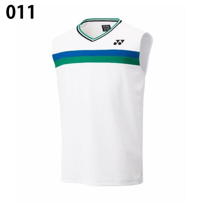 YONEX ヨネックス　75thゲームシャツ　ノースリーブ YONEX ヨネックス バドミントンウェア ゲームシャツ メンズ 75TH