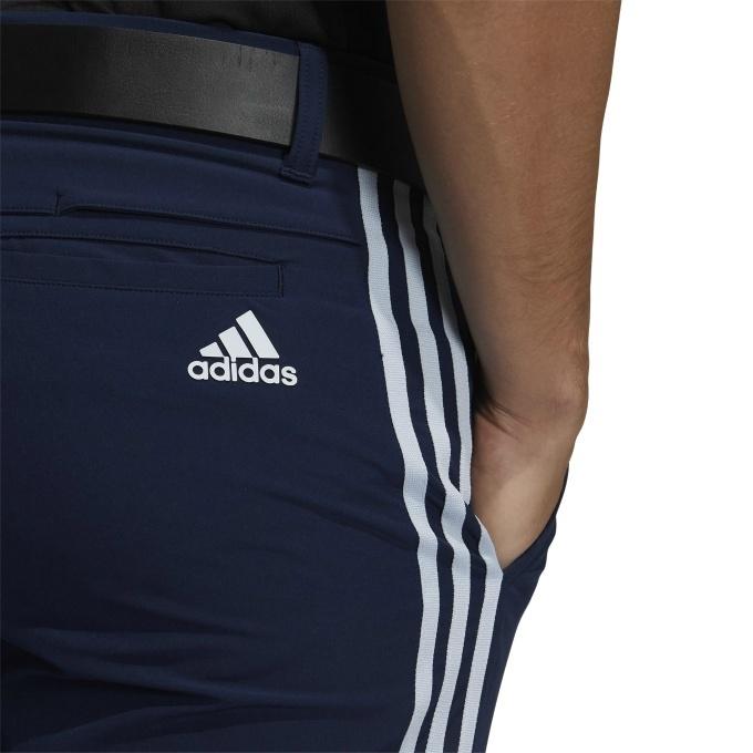 アディダス Adidas ゴルフウェア ロングパンツ メンズ クロップドパンツ 21年春夏モデル 正規逆輸入品 ストレッチアクティブスリーストライプス Ex