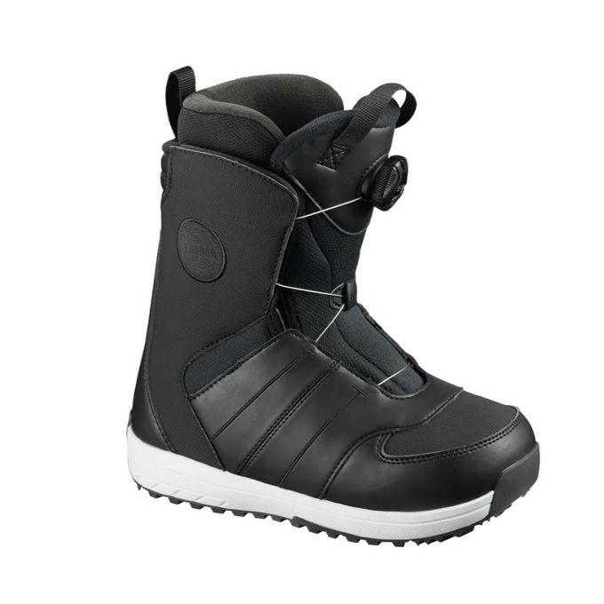 サロモン LAUNCH BOA JR スノーボードブーツ　ブラック　25㎝ SALOMON（サロモン） スノーボードブーツ ダイヤルタイプ ジュニア