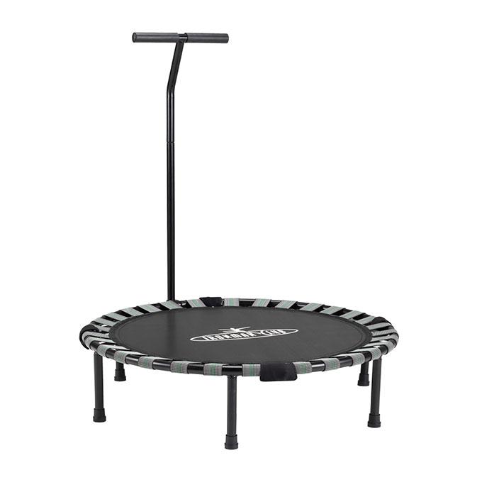 トランポリン 本体91cm 耐荷重80kg ハンドル付 折りたたみ式 室内 子供