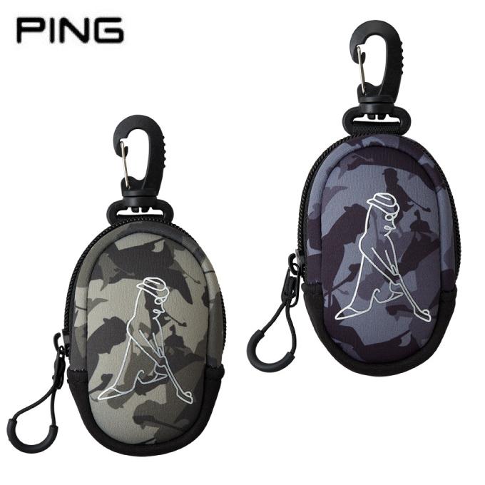 PING（ピン） ゴルフ ボールポーチ CAMO BALLCASE カモ ボールケース