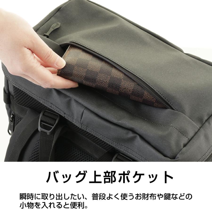 コールマン リュックサック 30L メンズ レディース シールド30 ヘザーブラック 2000037785 Coleman バックパック バッグ 大容量 スクエアバッグ スクエア型_10
