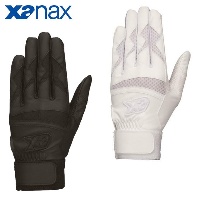 ザナックス XANAX 野球 バッティンググローブ 両手用 バッティング手袋 人気海外一番 480円 メンズ BBG500K1 大人の上質 高校生対応