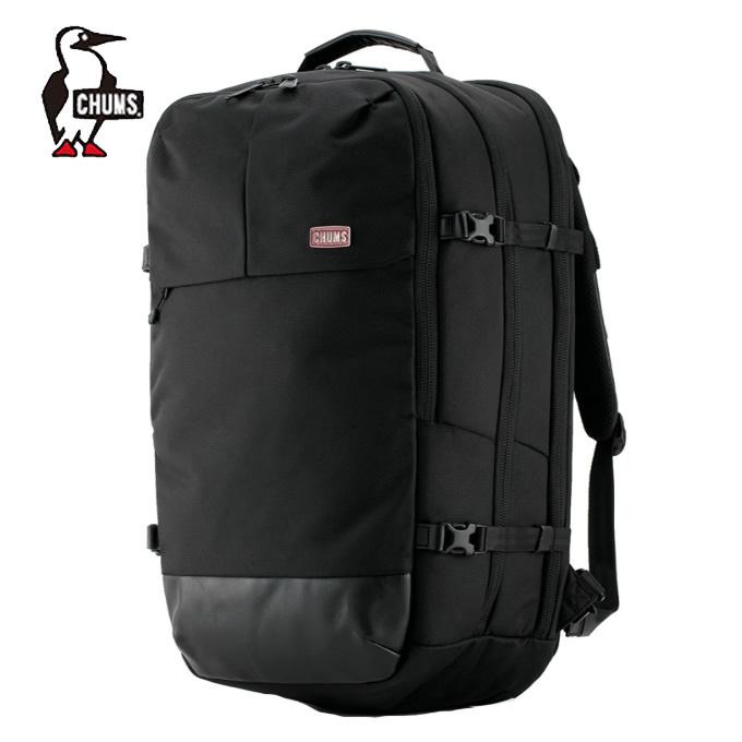 CHUMSブラック ナイロン リュック・バックパック35ℓ CH60-3155 CHUMS（チャムス） リュックサック 35L メンズ レディース SLCオニキス