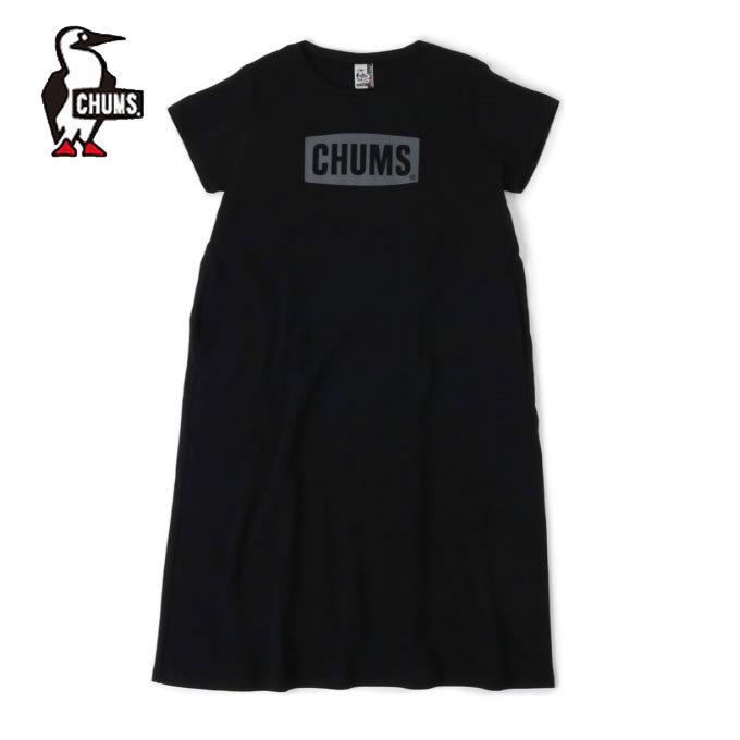 チャムス Chums ワンピース レディース チャムスロゴドレス Ch18 1168 Black ヒマラヤ Paypayモール店 通販 Paypayモール