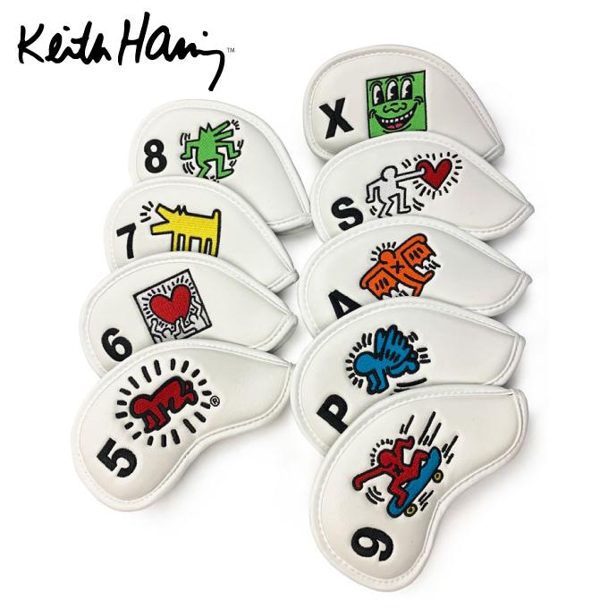 Keith Haring（キース ヘリング） ヘッドカバー アイアン用9個セット