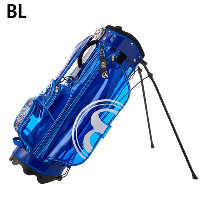 フランク三浦 ゴルフ スタンドキャディバッグ スケルトンキャディ