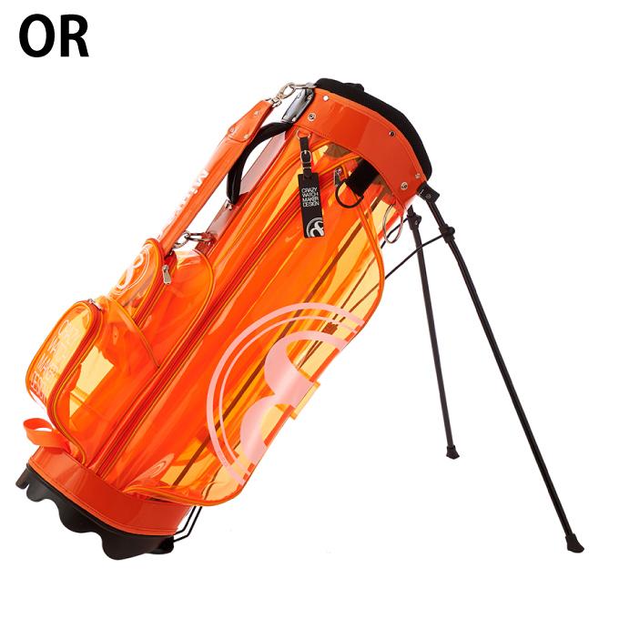 フランク三浦 ゴルフ スタンドキャディバッグ スケルトンキャディ