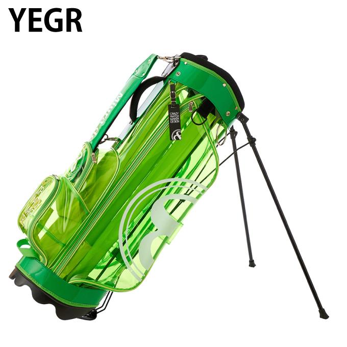 フランク三浦 ゴルフ スタンドキャディバッグ スケルトンキャディ