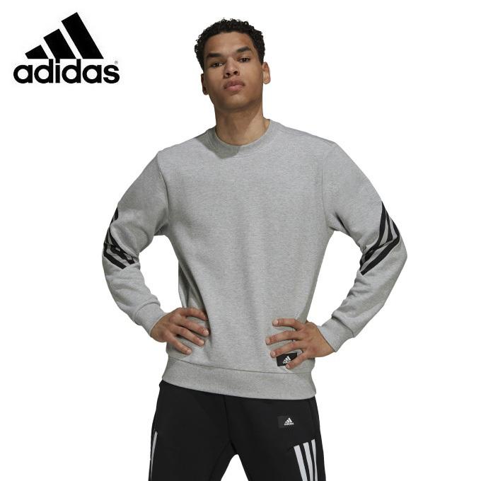 宅送 アディダス トレーナー メンズ スウェット クルーネック Mfi３s Dk Hb1418 Co763 グレー Adidas Quran Unv Edu Sd